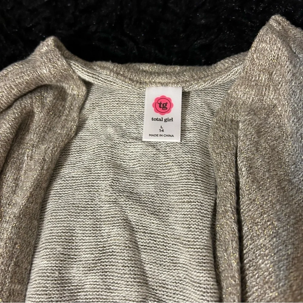 Size 14 Cardigan with Sheer Bottom Half B3